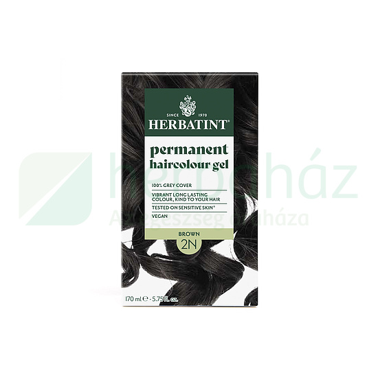 HERBATINT TERMÉSZETES TARTÓS HAJFESTÉK 2N BOWN (BARNA) 170ML