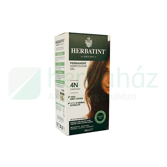 HERBATINT TERMÉSZETES TARTÓS HAJFESTÉK 4N (GESZTENYE) 150ML