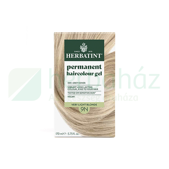 HERBATINT TERMÉSZETES TARTÓS HAJFESTÉK 9N (MÉZSZŐKE) 170ML