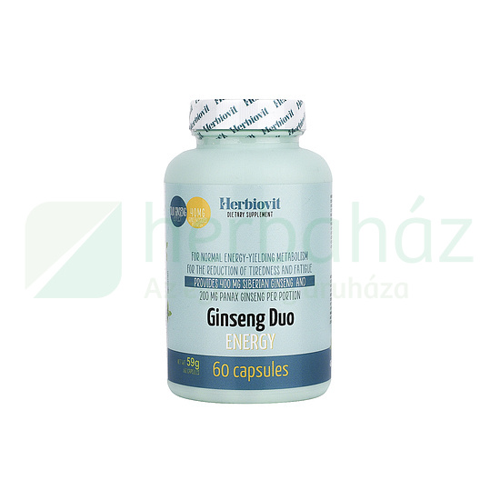 HERBIOVIT GINSENG DUO ENERGY KAPSZULA 60DB