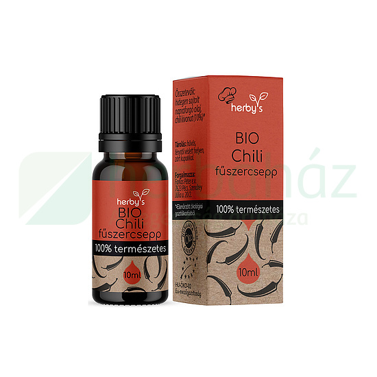 HERBYS BIO CHILI FŰSZERCSEPP 100% TERMÉSZETES 10ML