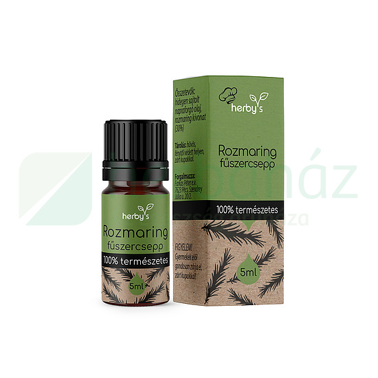 HERBYS ROZMARING FŰSZERCSEPP 100% TERMÉSZETES 5ML