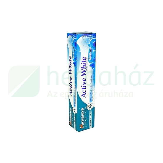 HIMALAYA ACTIVE WHITE GYÓGYNÖVÉNYES FEHÉRÍTŐ FOGKRÉM GÉL EXTRA FRISS 75ML