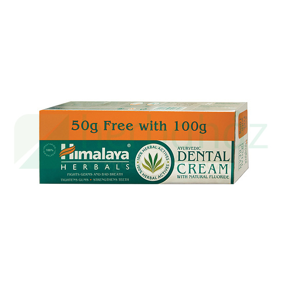 HIMALAYA AJURVÉDIKUS FOGKRÉM TERMÉSZETES FLUORIDDAL 100G
