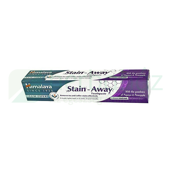 HIMALAYA STAIN-AWAY GYÓGYNÖVÉNYES FOLTELTÁVOLÍTÓ FEHÉRÍTŐ FOGKRÉM 75ML