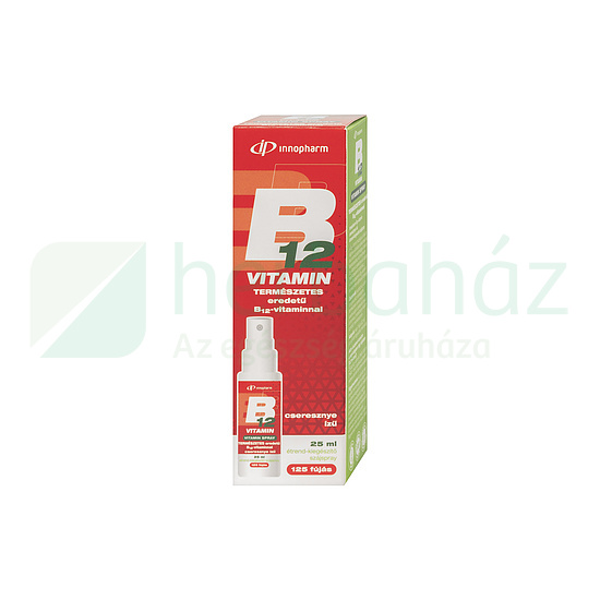 INNOPHARM B12 VITAMIN SZÁJSPRAY CSERESZNYE ÍZŰ 25ML