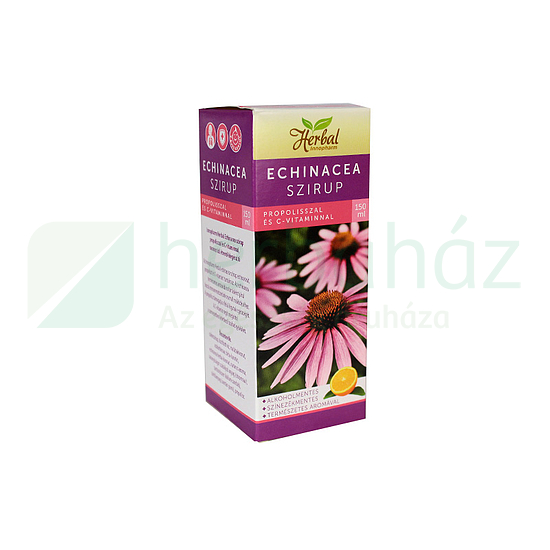 INNOPHARM HERBAL ECHINACEA SZIRUP PROPOLISZ+CVITAMIN 150ML Herbaház