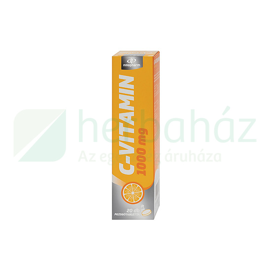 INNOPHARM PEZSGŐTABLETTA C-VITAMIN 1000MG 20DB