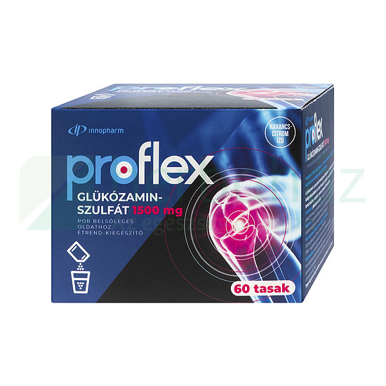 INNOPHARM PROFLEX GLÜKÓZAMIN 1500MG NARANCS-CITROM ÍZŰ POR BELSŐLEGES OLDATHOZ 60DB