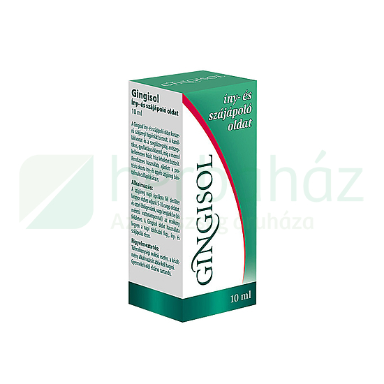 INTERHERB GINGISOL FOGÍNY- ÉS SZÁJÁPOLÓ OLDAT 10ML