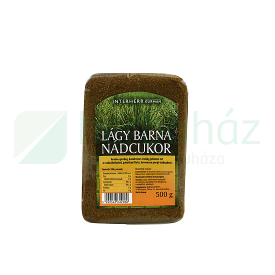 INTERHERB GURMAN NÁDCUKOR LÁGY BARNA 500G