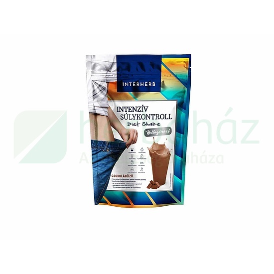 INTERHERB INTENZÍV SÚLYKONTROLL CSOKOLÁDÉÍZŰ DIET SHAKE KOLLAGÉNNEL 528G