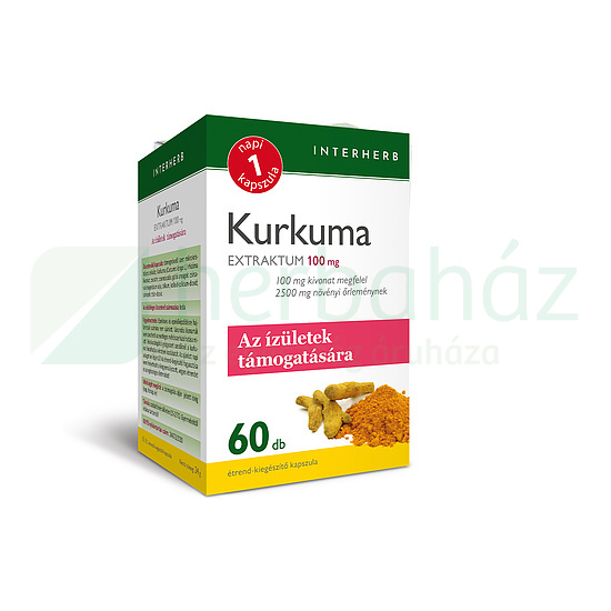 INTERHERB NAPI1 KURKUMA EXTRAKTUM KAPSZULA 60DB