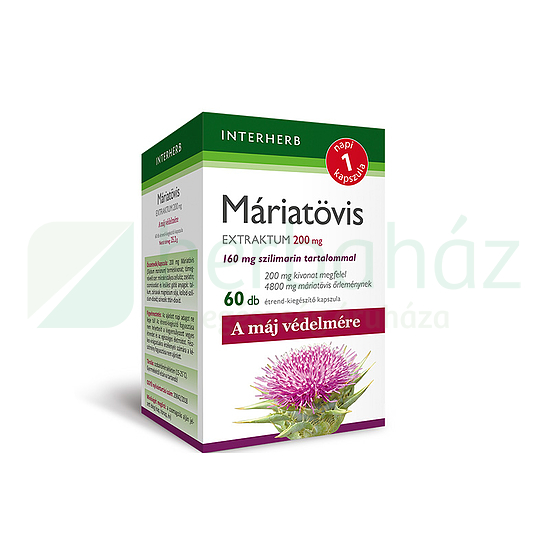 INTERHERB NAPI1 MÁRIATÖVIS EXTRAKTUM 200 MG KAPSZULA 60DB