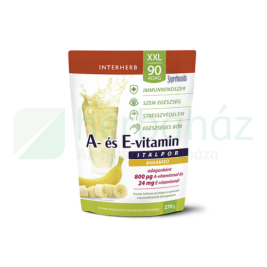 INTERHERB XXL A + E-VITAMIN BANÁNÍZŰ ITALPOR 90 ADAG 270G