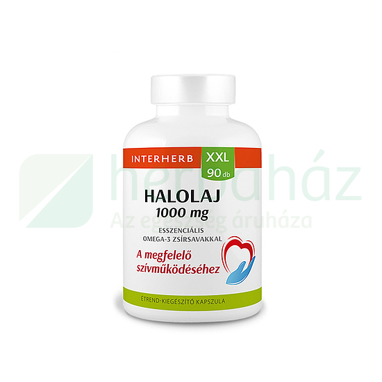 INTERHERB XXL HALOLAJ 1000 MG KAPSZULA  90DB