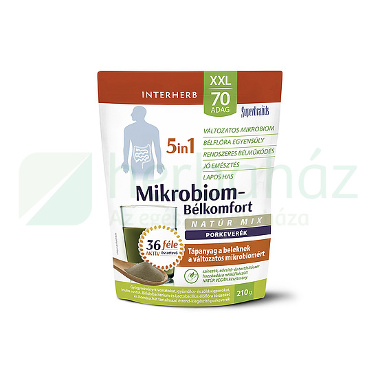 INTERHERB XXL MIKROBIOM-BÉLKOMFORT 5IN1 PORKEVERÉK NATÚR MIX 210G