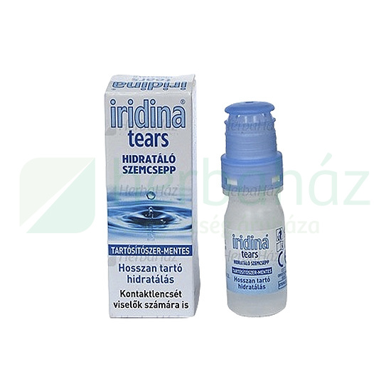 IRIDINA TEARS HIDRATÁLÓ SZEMCSEPP 10ML