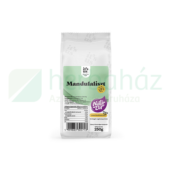 ITS US GLUTÉNMENTES NATURBIT MANDULALISZT 250G