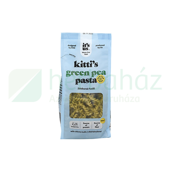 GLUTÉNMENTES ITS US KITTIS ZÖLDBORSÓ FUSILLI SZÁRAZTÉSZTA 200G