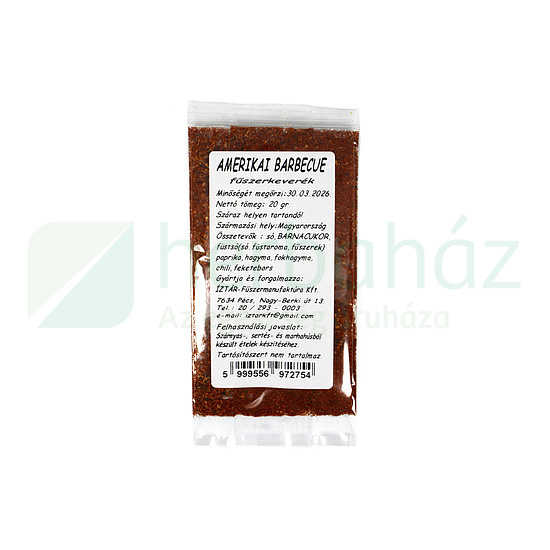 ÍZ-TÁR FŰSZEREK AMERIKAI BARBECUE 20G