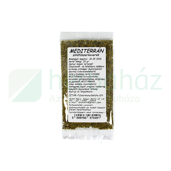 ÍZ-TÁR FŰSZEREK MEDITERRÁN ZÖLDFŰSZER 20G