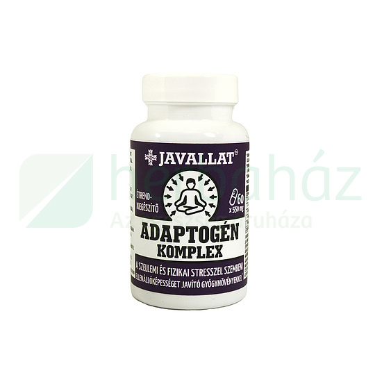 JAVALLAT ADAPTOGÉN KOMPLEX ÉTREND-KIEGÉSZÍTŐ KAPSZULA 60DB