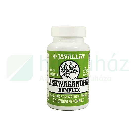 JAVALLAT ASHWAGANDHA KOMPLEX ÉTREND-KIEGÉSZÍTŐ KAPSZULA 60DB