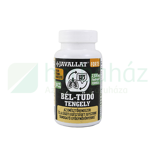 JAVALLAT FORTE BÉL-TÜDŐ TENGELY ÉTREND-KIEGÉSZÍTŐ GYÓGYNÖVÉNYEKKEL KAPSZULA 60DB