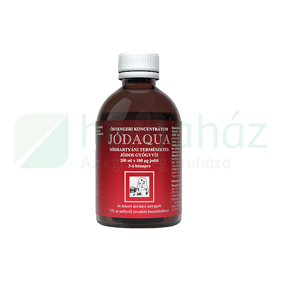 JÓDAQUA JÓDOS GYÓGYVÍZ 200ML