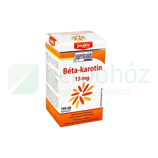 JUTAVIT BÉTA-KAROTIN 15MG 100DB