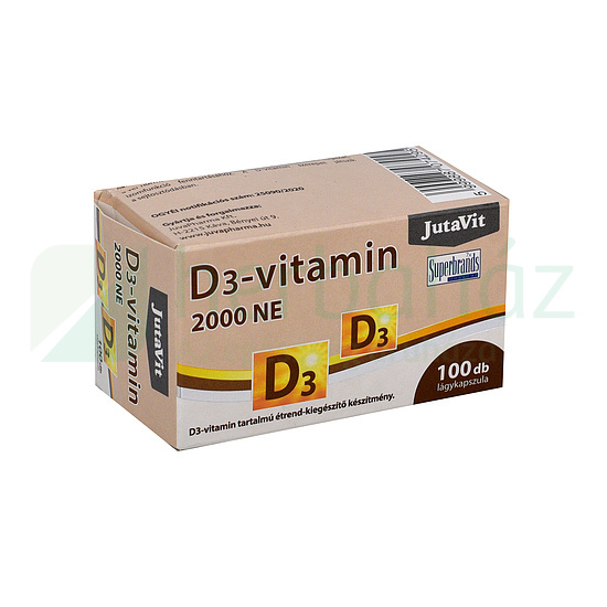 JUTAVIT D3-VITAMIN 2000NE LÁGYKAPSZULA  100DB