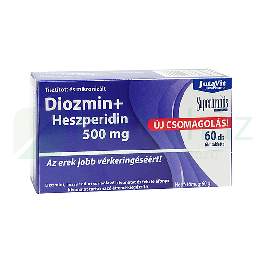 JUTAVIT DIOZMIN+HESZPERIDIN 500MG TABLETTA 60DB