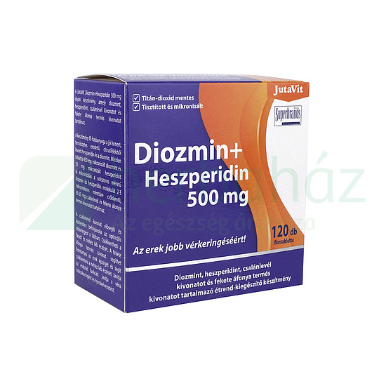 JUTAVIT DIOZMIN+HESZPERIDIN FILMTABLETTA 120DB