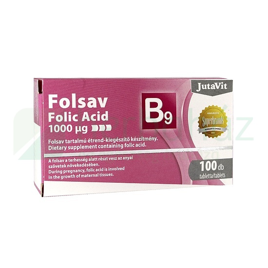 JUTAVIT FOLSAV TABLETTA 100DB