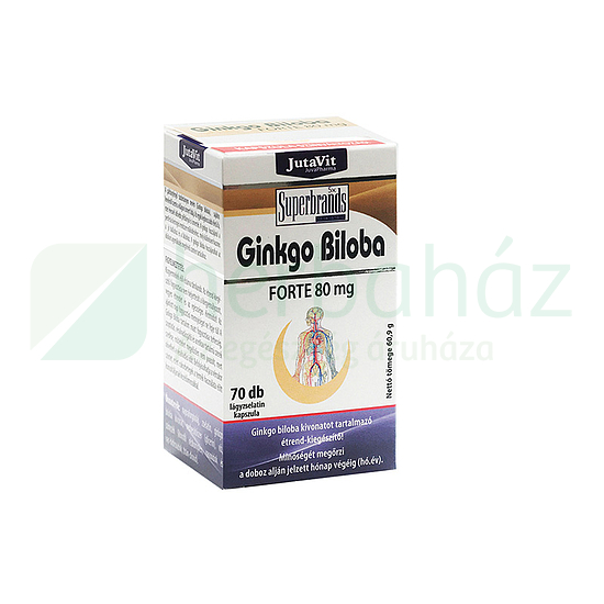 JUTAVIT GINKGO BILOBA FORTE 80MG TABLETTA 70DB