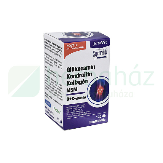 JUTAVIT GLÜKOZAMIN+KONDROITIN+KOLLAGÉN +MSM ÉS D+C-VITAMIN 120DB