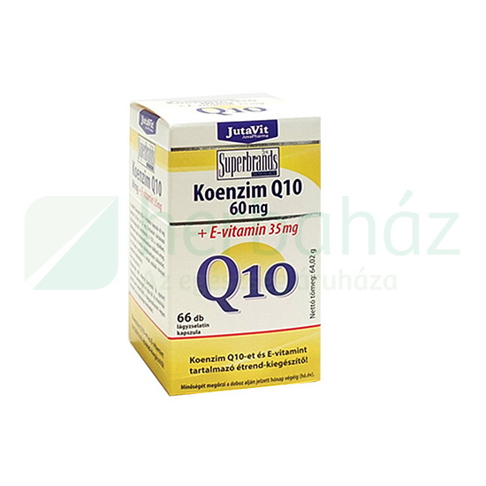 JUTAVIT KOENZIM Q10+E-VITAMIN KAPSZULA 66DB