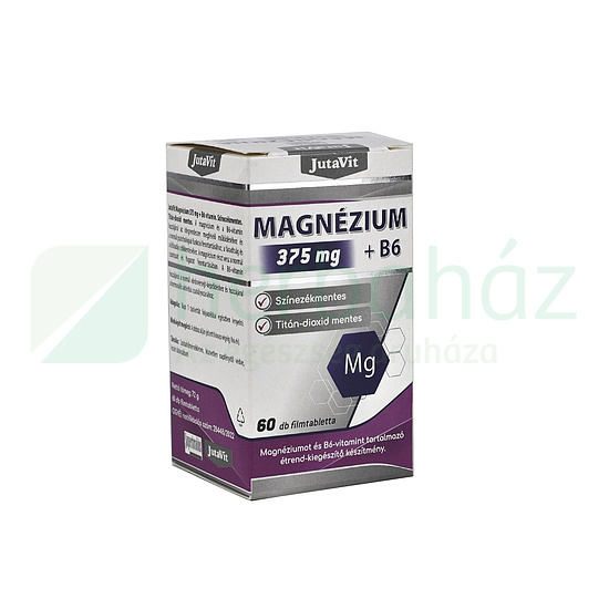 JUTAVIT MAGNÉZIUM 375MG+B6 VITAMIN 60DB