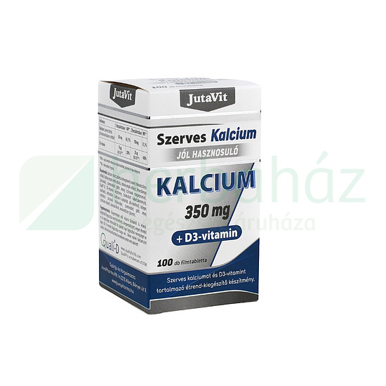 JUTAVIT SZERVES KÁLCIUM 350MG+D3-VITAMIN 100DB