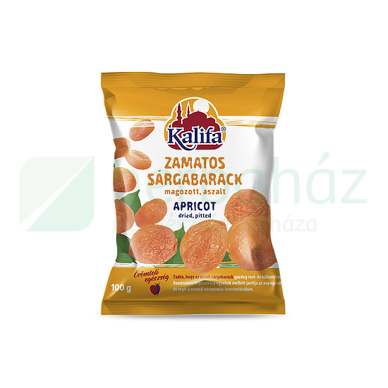 KALIFA ASZALT ZAMATOS SÁRGABARACK, MAGOZOTT 100G