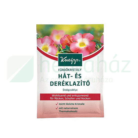 KNEIPP HÁT ÉS DERÉKLAZÍTÓ FÜRDŐKRISTÁLY ÖRDÖGCSÁKLYA 60G