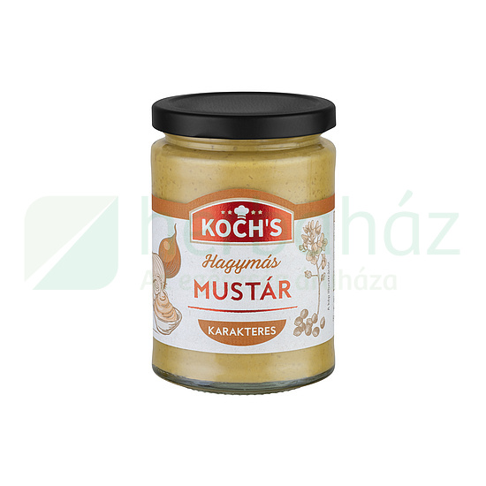 KOCHS MUSTÁR VÖRÖSHAGYMÁVAL 350G