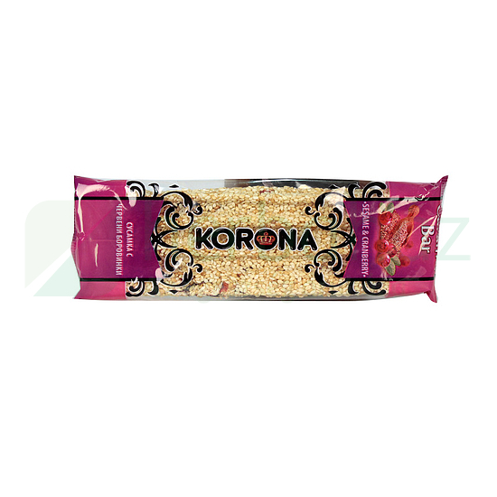 KORONA SZEZÁMSZELET VÖRÖSÁFONYÁVAL 60G