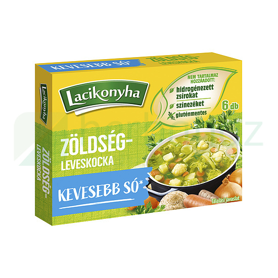 LACIKONYHA ZÖLDSÉGLEVESKOCKA KEVESEBB SÓVAL 60G