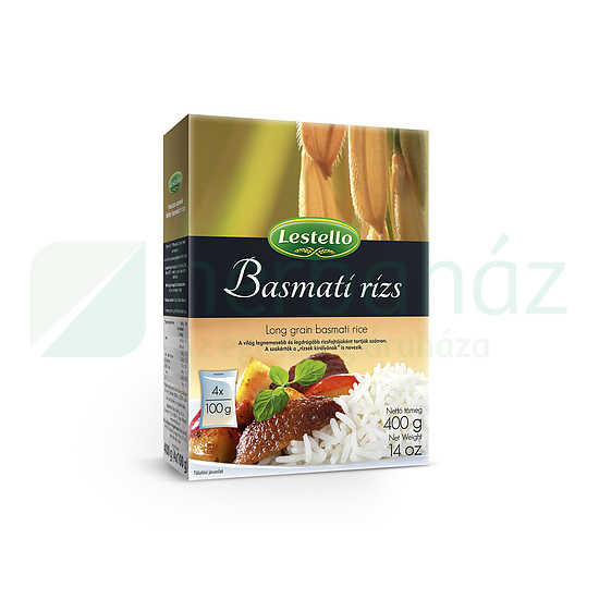 LESTELLO - HOSSZÚ SZEMŰ FEHÉR BASMATI RIZS 400G