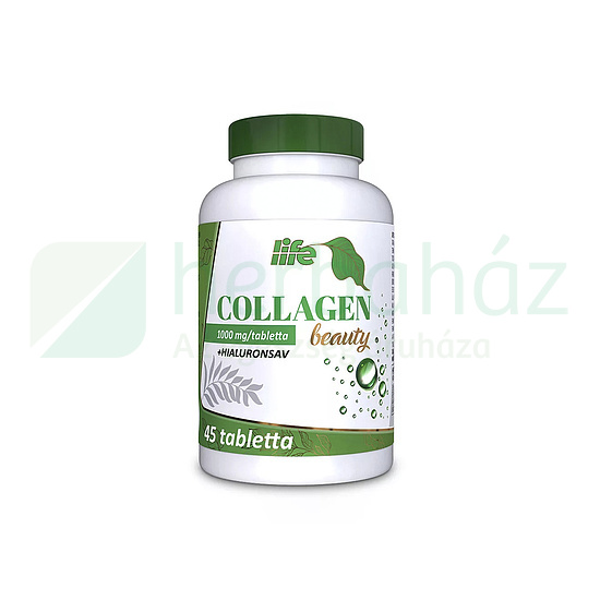 LIFE COLLAGEN BEAUTY 1000MG+HYALURONSAV TABLETTA 45DB