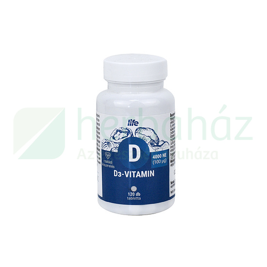 LIFE D3-VITAMIN 4000 NE 120DB