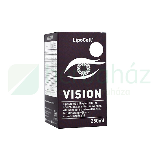 LIPOCELL VISION LIPOSZÓMÁS FOLYÉKONY ÉTREND-KIEGÉSZÍTŐ 250ML