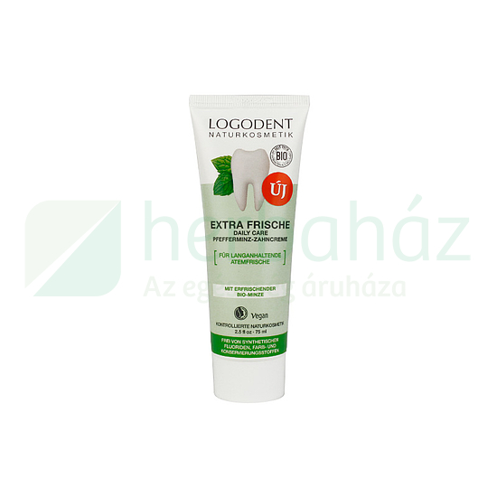 LOGODENT EXTRA FRISCHE DAILY CARE FOGKRÉM BORSMENTÁVAL 75ML